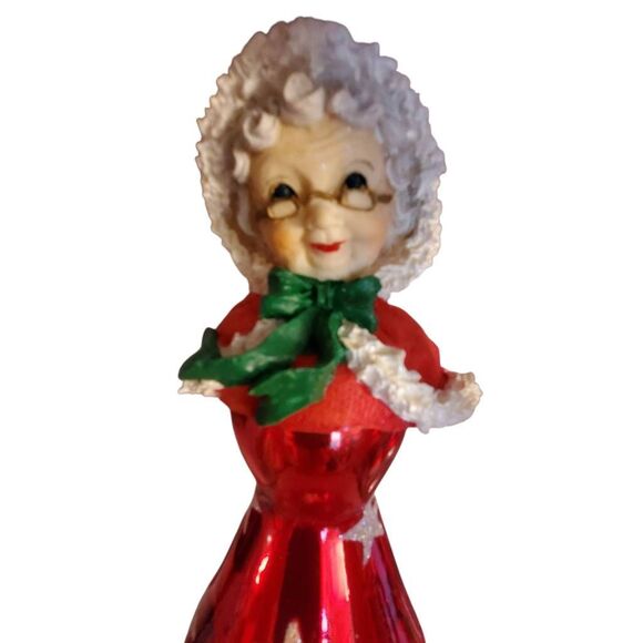 Vintage 1996 Santa's Best European style glass Mouth Blown Mrs Clause 7" Christm - Picture 2 of 7